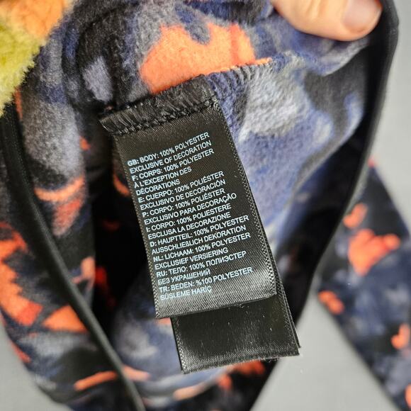 The North Face Floral Print Fleece Quarter Zip Pullover Women’s Large Outdoor - Picture 5 of 9